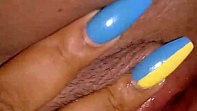 Colombian girlfriend masturbates with toys for me