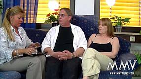 Mmv Films Petra Performs Cunilingus and Fingering on Blonde Mature Babe