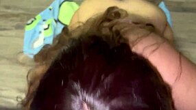 Roommate deepthroats my cock and swallows cum for rent