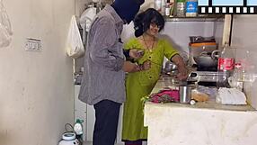 Amateur Colombian Wife Surprised and Fucked While Cooking in Kitchen