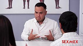 I can't believe the wild quickie with Kari Cachonda, a milf, and two doctors at Sexmex hospital