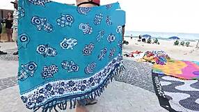 Mini shorts at Copacabana, guys staring hard at me