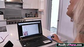 i'm just staring right into stepaunt's shaved pussy now