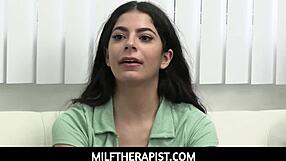Milf Doctor Ashley Wolf Teaches Slutty Babe To Share Her Old Man!