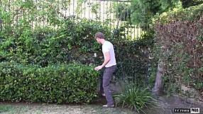 Naomi Woods fucks hard in bikini at pool. Intense licking and pussy flashing.