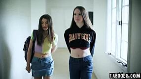 gizelle blanco watches maya woulfe and hazel moore kiss and finger