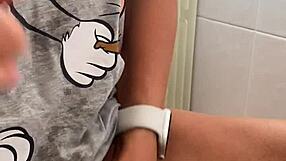 Real morning masturbation caressing small 18+ clitoris gently