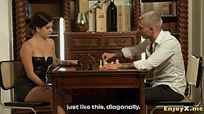 spanish star valkiria lapiedra gets her tight ass drilled on chess table in hd