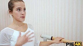 Pie4k insane ballerina bang session with lucky Russian creampie guy
