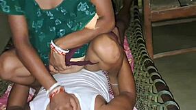 Beautiful bhabhi in saree, rough fucked by devar ji?