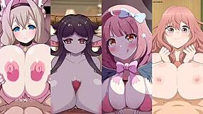 intense titty fuck with big juicy tits