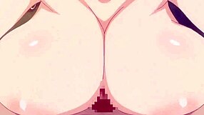 intense titty fuck with big juicy tits