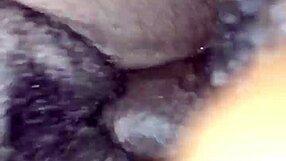 that cum flow creampie is so intense with the bbw and big black cock