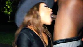 Halloween Night Encounter with Round Ass