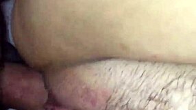 the amateur wife with hairy beaver gets creampied in this intimate scene