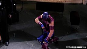 lexi swallow rides cock in avengers parody scene five