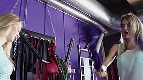 Lesbian Threesome with Nina Hartley and Natasha Starr Using Toys