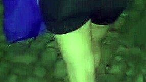 a night run turns into park sex