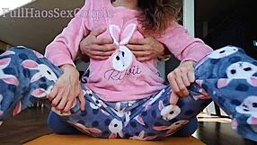 Stepdaddy Intensely Teases Small-Tits Asian Teen While She Masturbates