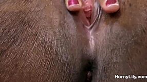 big ass hornylily flaunts dirty panties and teases with real indian pussy close-up