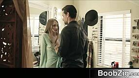 Gorgeous Model Strips Naked And Fucks Photographer Hard After Shoot!