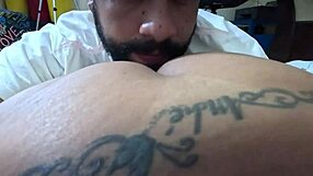 nicoly takes cock in ass while lukas works?