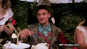 Tea Party Explodes into Wild Foursome in Wonderland