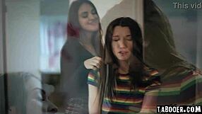 gizelle blanco watches maya woulfe and hazel moore kiss and finger