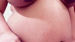 Pregnant Arab step mother boldly teases and strips nude on webcam, craving a hard fuck for her hairy pussy