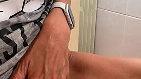 Real morning masturbation caressing small 18+ clitoris gently