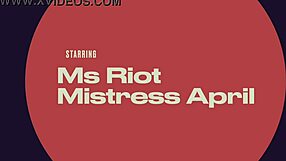 Dominatrix April Humiliates Sissy With Deepthroat