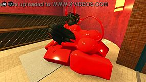 does this demon girl seduce you in the sauna?