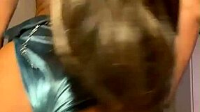 Horny brunette masturbates with dildos and anal plug reaching orgasm and squirting