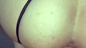 Skinny Latina prostitute delights in big cock pulling panties aside for orgasm