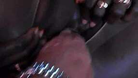 horny pantyhose slut gets fingered and cumshot