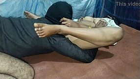 indian couple enjoys romantic intimate moments