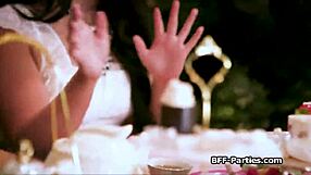 Tea Party Explodes into Wild Foursome in Wonderland