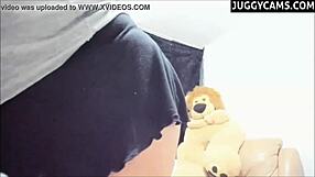 a latina shows her huge tits on webcam