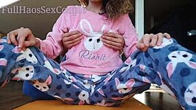 Stepdaddy Intensely Teases Small-Tits Asian Teen While She Masturbates