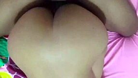 young roommate bent over for deep doggystyle in dorm bedroom