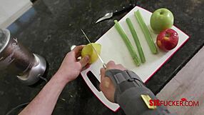 ebony step sis sucks broken boner