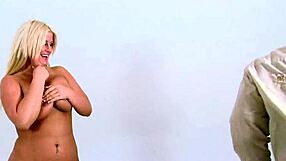 Busty Curvy Blonde Slut Gets Creampie From Bbc!