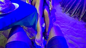 legs, heels, and cum... guess how i broke him using just my feet?