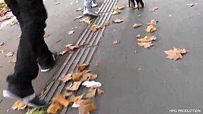 Cougar Dominates Threesome with Double Blowjob and Fucking