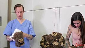 this submissive got her throat fucked hard, then succumbed to the dom with anal and toys