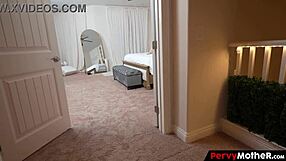 ginger cougar mom gets spotted touching herself in private