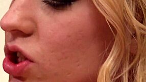 Blonde Lizzy London With Saggy Tits and Big Clit Fucked on First Date