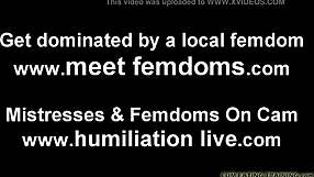 We Want To See You Swallow Your Own Sperm In Femdom POV Masturbation Fetish BDSM