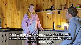 Amateur Teen 18+ Babe Cheats In Kitchen, Husband's Best Friend Cums In Her Ass