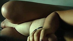 stepmom watches cartoon while jerking stepson, husband away, stepsister teases him to cum